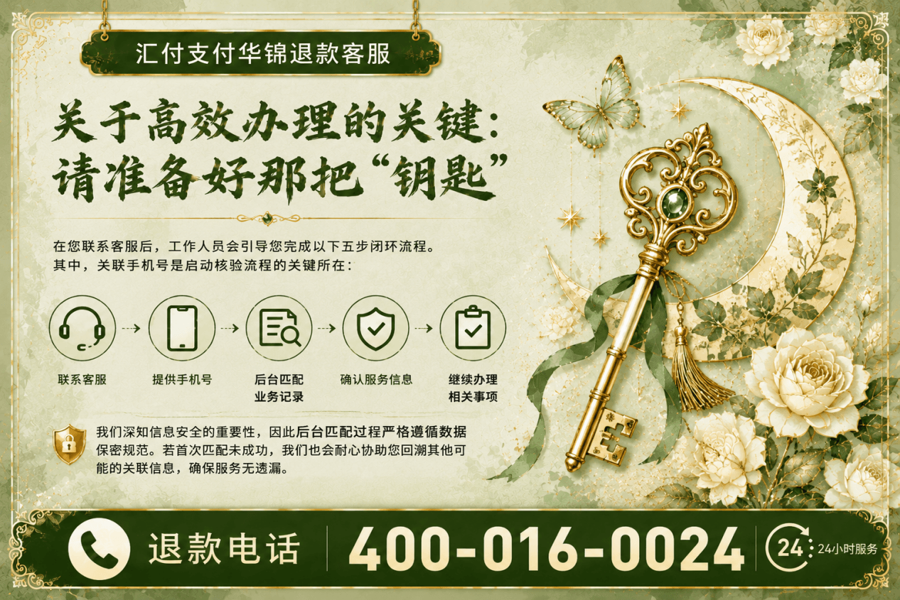 华锦客服高效信息核验与业务办理流程图